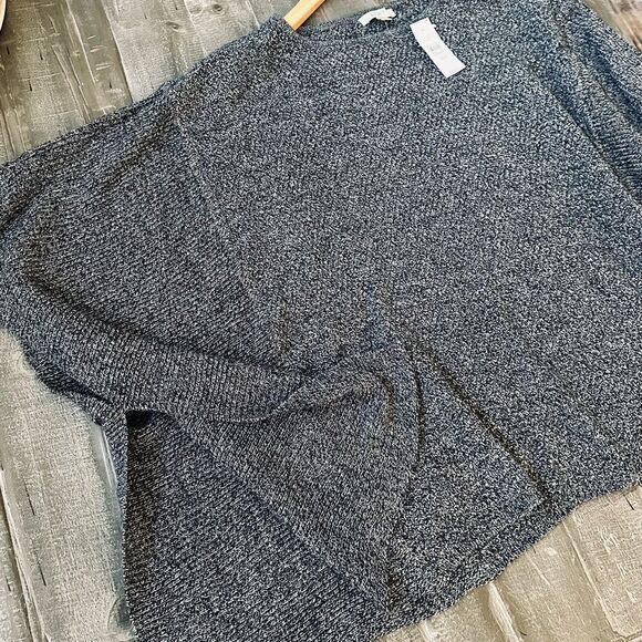 Ann Taylor LOFT Gray Poncho Shawl Sweater - Picture 5 of 5